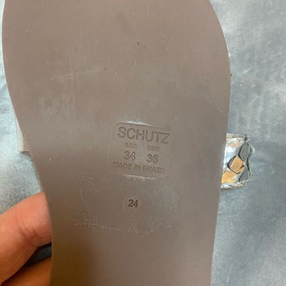 Schutz real snake/ pvc slides, size 5,5 - Picture 6 of 7